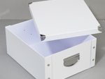 Zeller Aufbewahrungsbox 19,2 l - 33,0 x 40,0 x 17,0 cm weiß