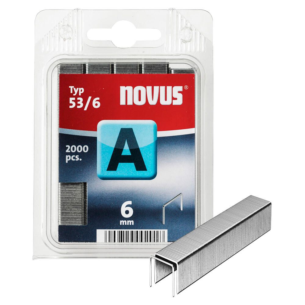 novus Tackerklammern 11.3 mm 6 mm