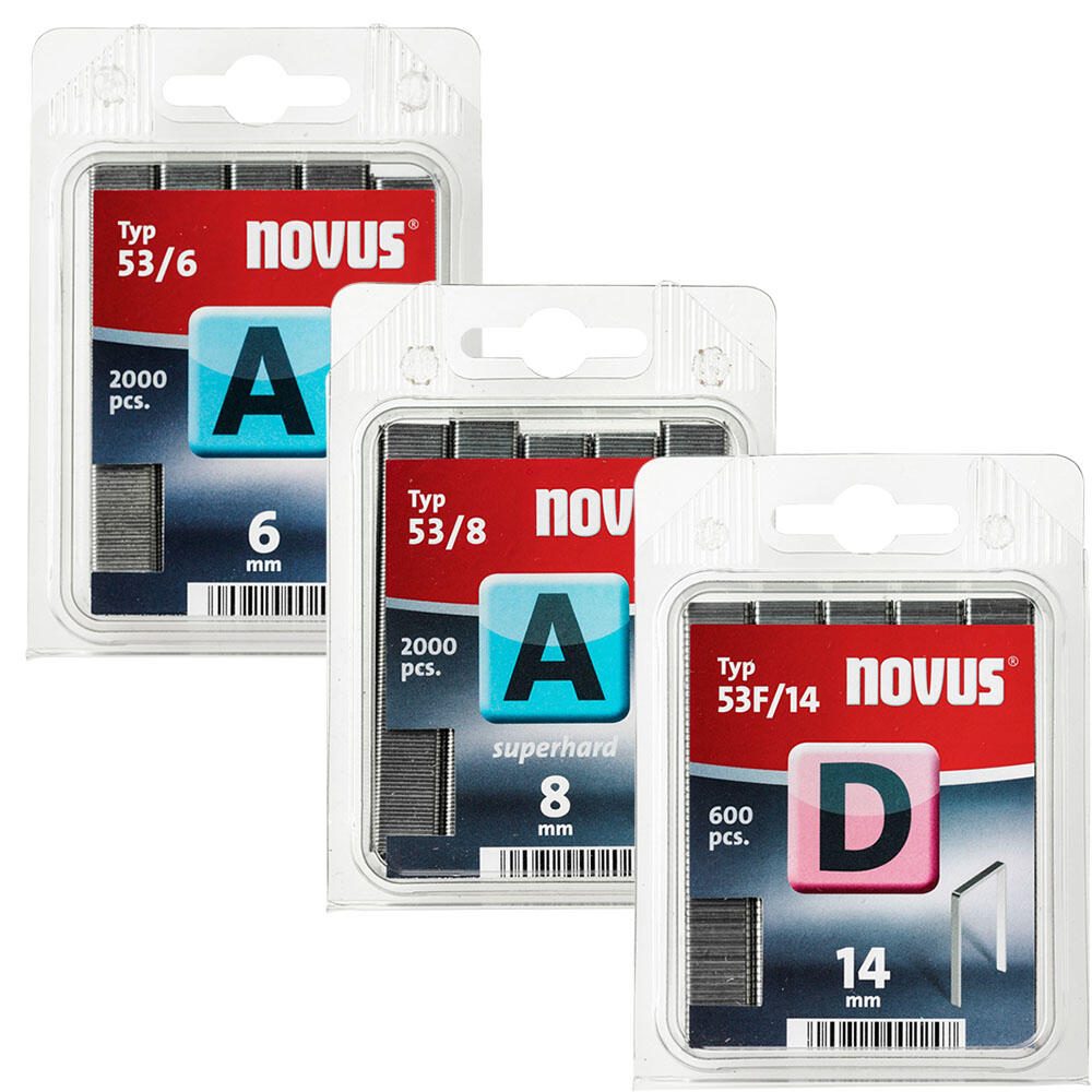 novus Tackerklammern 11.3 mm 6 mm