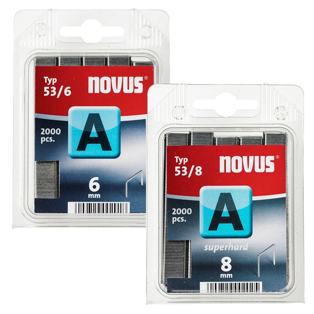 novus Tackerklammern 11.3 mm 6 mm