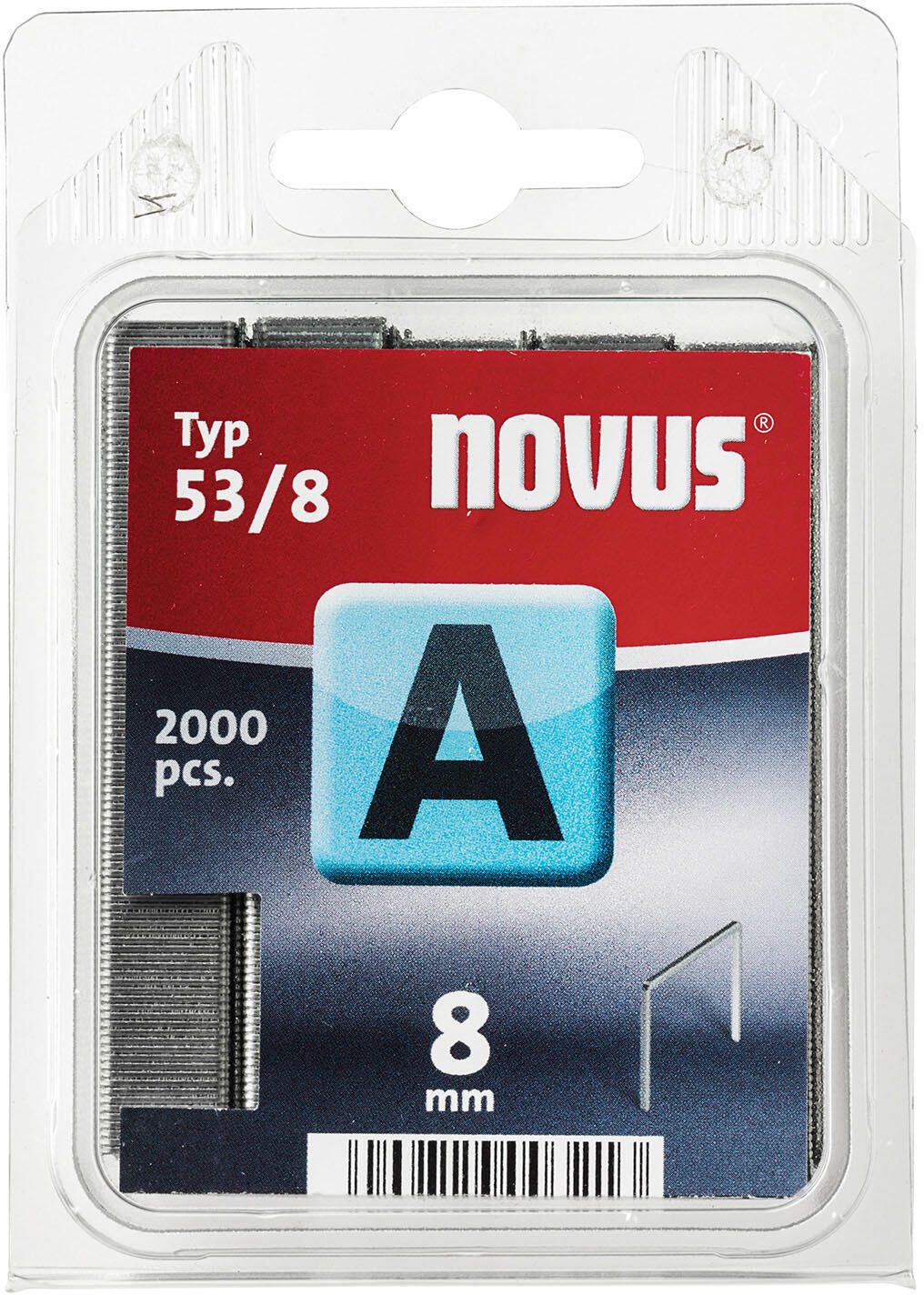 novus Tackerklammern 11.3 mm 8 mm