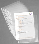 LEITZ Prospekthüllen DIN A4 0.085 mm transparent