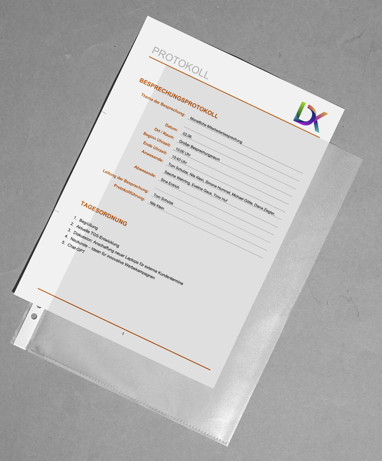 LEITZ Prospekthüllen DIN A4 0.085 mm transparent
