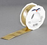 PRÄSENT Geschenkband Denver 40 mm x 25 m gold