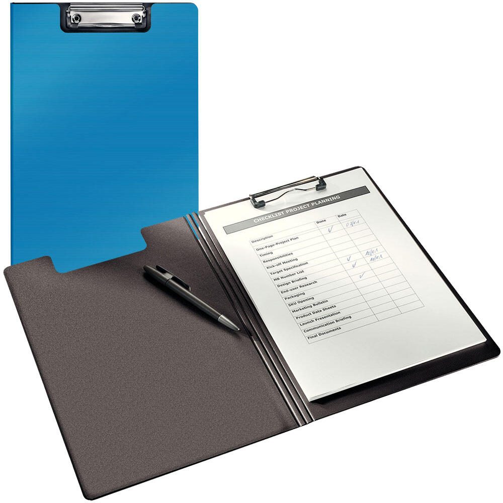 LEITZ Klemmbrettmappe DIN A4 hellblau