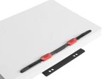 HASenPfeil ® 1 Heftstreifen  für DIN A4 schwarz
