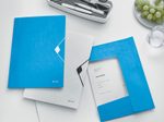 LEITZ Eckspanner WOW DIN A4 blau