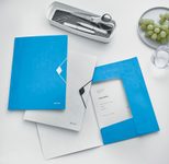 LEITZ Eckspanner WOW DIN A4 blau