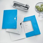 LEITZ Eckspanner WOW DIN A4 blau
