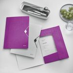 LEITZ Eckspanner WOW DIN A4 violett