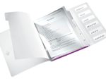 LEITZ Ordnungsmappe DIN A4 6-Fach  violett