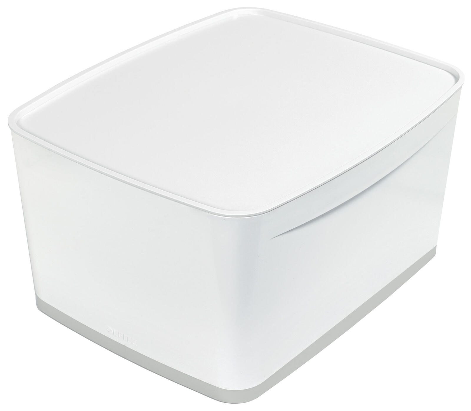 LEITZ Aufbewahrungsbox 18,0 l - 38,5 x 31,8 x 19,8 cm perlweiß/grau