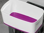 LEITZ Aufbewahrungsbox 5,0 l - 31,8 x 19,1 x 12,8 cm perlweiß/pink