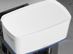 LEITZ Aufbewahrungsbox 5,0 l - 31,8 x 19,1 x 12,8 cm perlweiß/blau