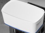 LEITZ Aufbewahrungsbox 5,0 l - 31,8 x 19,1 x 12,8 cm perlweiß/blau