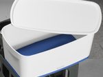 LEITZ Aufbewahrungsbox 5,0 l - 31,8 x 19,1 x 12,8 cm perlweiß/blau