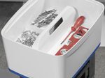 LEITZ Aufbewahrungsbox 18,0 l - 38,5 x 31,8 x 19,8 cm perlweiß/blau