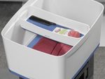 LEITZ Aufbewahrungsbox 18,0 l - 38,5 x 31,8 x 19,8 cm perlweiß/blau