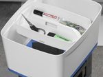 LEITZ Aufbewahrungsbox 18,0 l - 38,5 x 31,8 x 19,8 cm perlweiß/blau