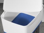 LEITZ Aufbewahrungsbox 18,0 l - 38,5 x 31,8 x 19,8 cm perlweiß/blau