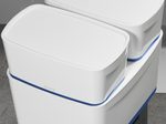 LEITZ Aufbewahrungsbox 18,0 l - 38,5 x 31,8 x 19,8 cm perlweiß/blau
