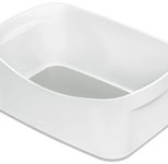 LEITZ Aufbewahrungsbox 3,0 l - 24,6 x 16,0 x 9,8 cm perlweiß/grau