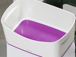LEITZ Aufbewahrungsbox 3,0 l - 24,6 x 16,0 x 9,8 cm perlweiß/pink