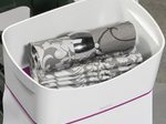 LEITZ Aufbewahrungsbox 3,0 l - 24,6 x 16,0 x 9,8 cm perlweiß/pink