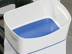 LEITZ Aufbewahrungsbox 3,0 l - 24,6 x 16,0 x 9,8 cm perlweiß/blau