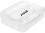 LEITZ Einsatz für Aufbewahrungsboxen 6,0 l - 37,5 x 30,7 x 10,1 cm perlweiß