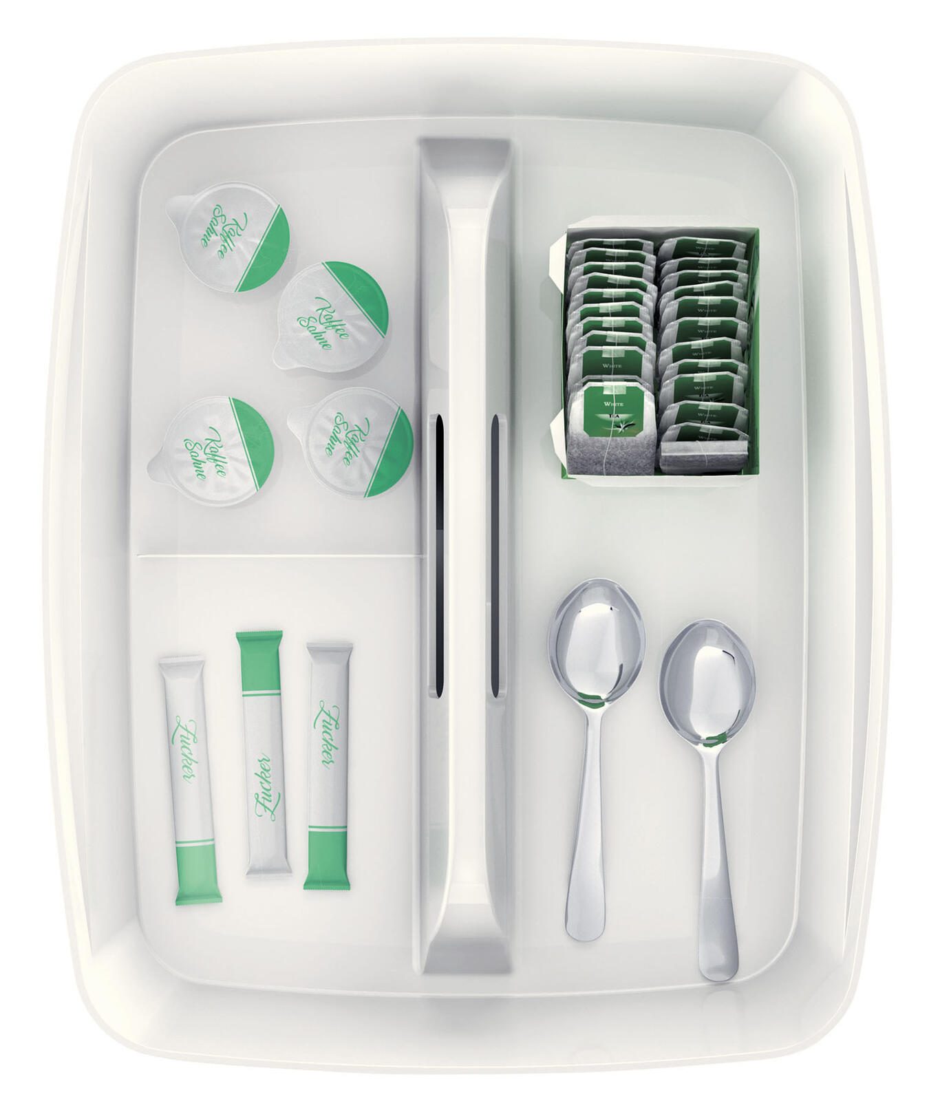 LEITZ Einsatz für Aufbewahrungsboxen 6,0 l - 37,5 x 30,7 x 10,1 cm perlweiß