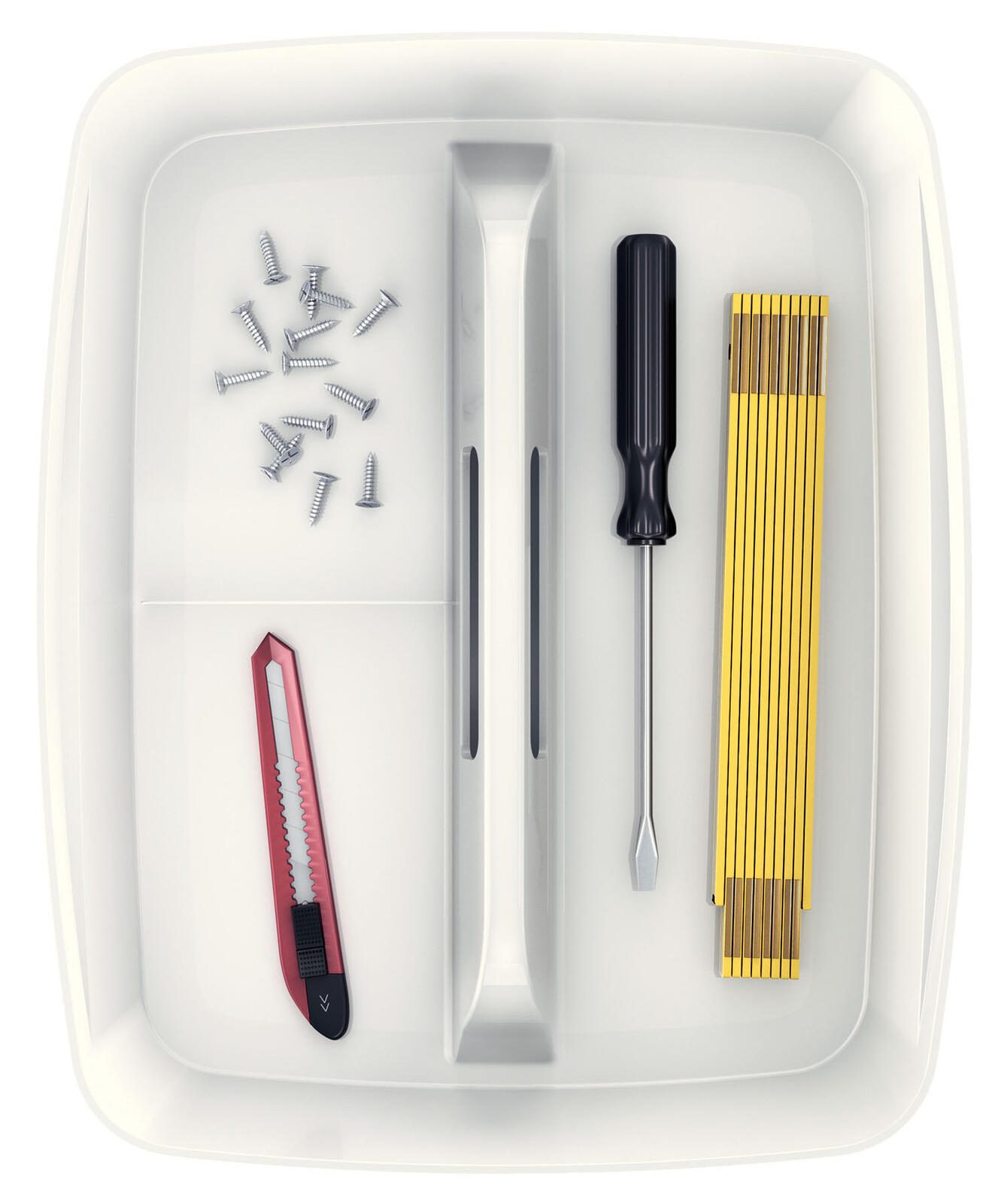 LEITZ Einsatz für Aufbewahrungsboxen 6,0 l - 37,5 x 30,7 x 10,1 cm perlweiß