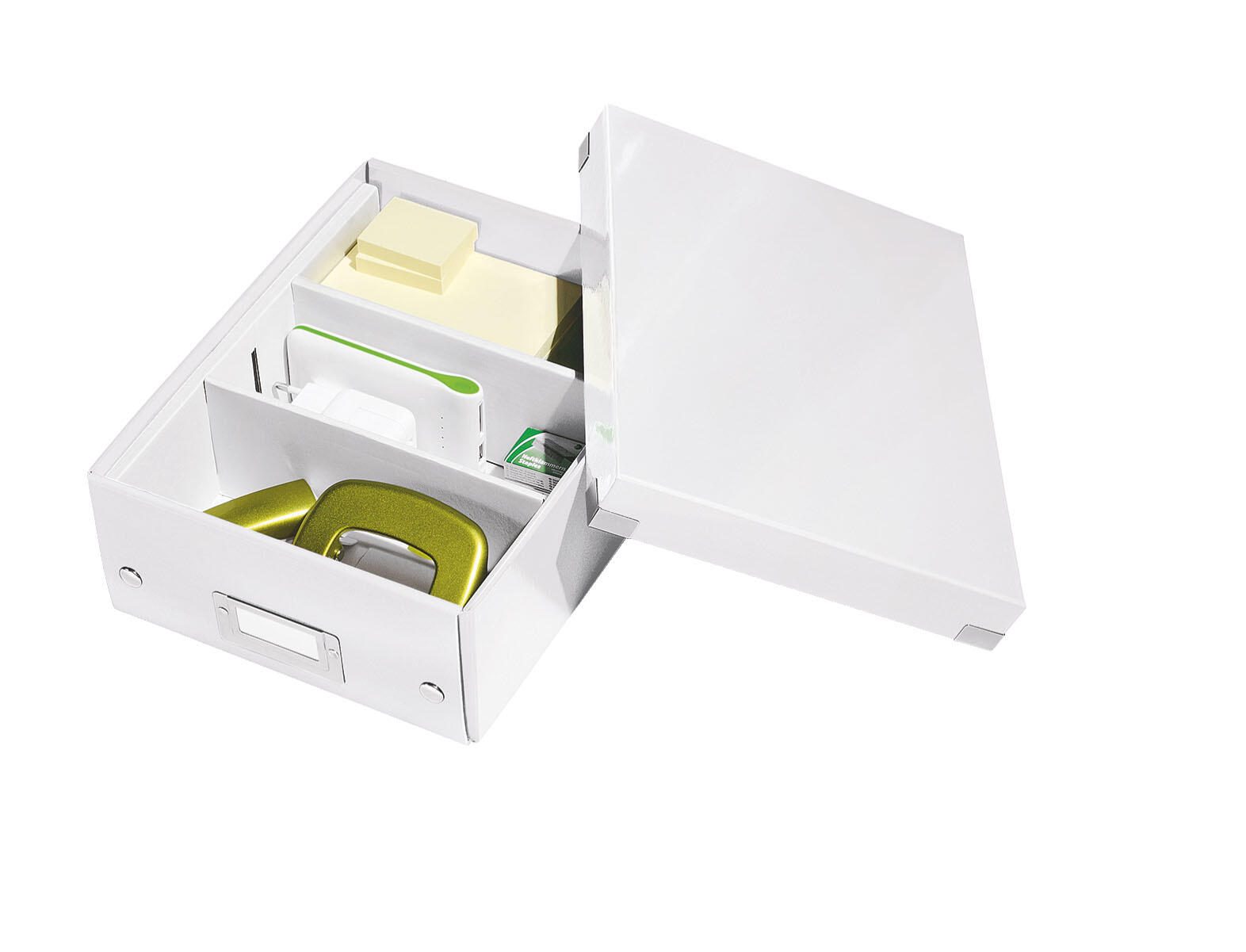 LEITZ Aufbewahrungsbox 900 Blatt - 22,0 x 28,5 x 10,0 cm weiß