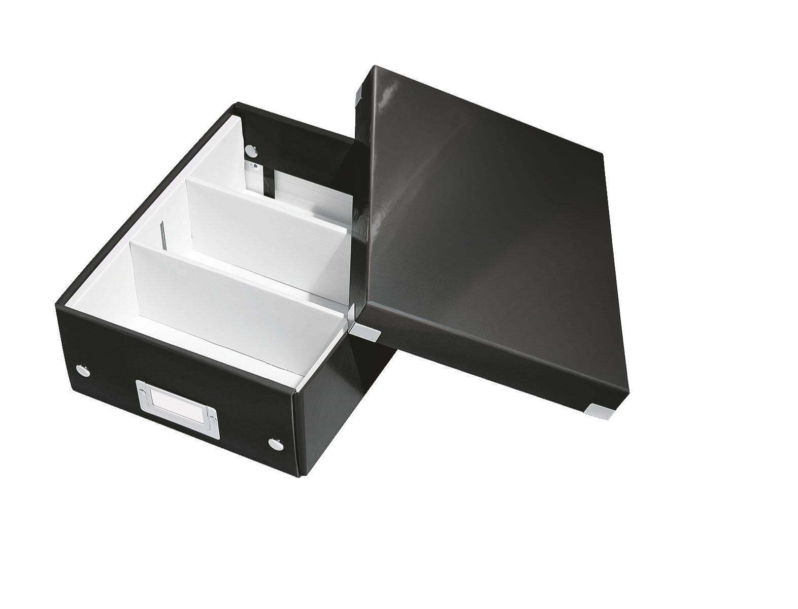 LEITZ Aufbewahrungsbox 900 Blatt - 22,0 x 28,5 x 10,0 cm schwarz