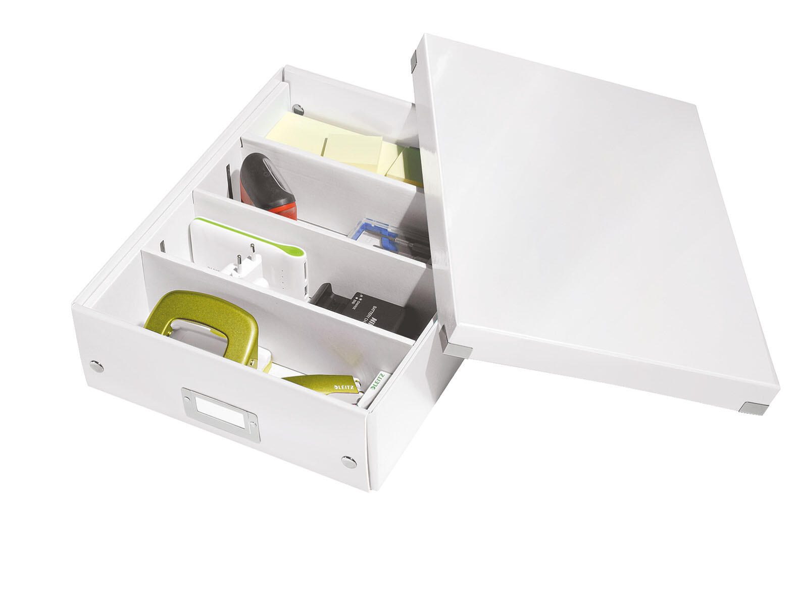 LEITZ Aufbewahrungsbox 900 Blatt - 28,0 x 37,0 x 10,0 cm weiß