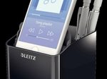LEITZ Stiftehalter 9,0 x 10,1 x 10,0 cm schwarz/grau