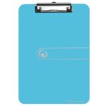 herlitz Klemmbrett easy orga DIN A4 transparent blau
