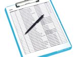 herlitz Klemmbrett DIN A4 transparent blau