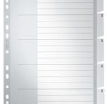 LEITZ Ordnerregister Vollformat, Überbreite 1-5 DIN A4