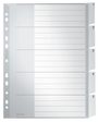 LEITZ Ordnerregister Vollformat, Überbreite 1-5 DIN A4