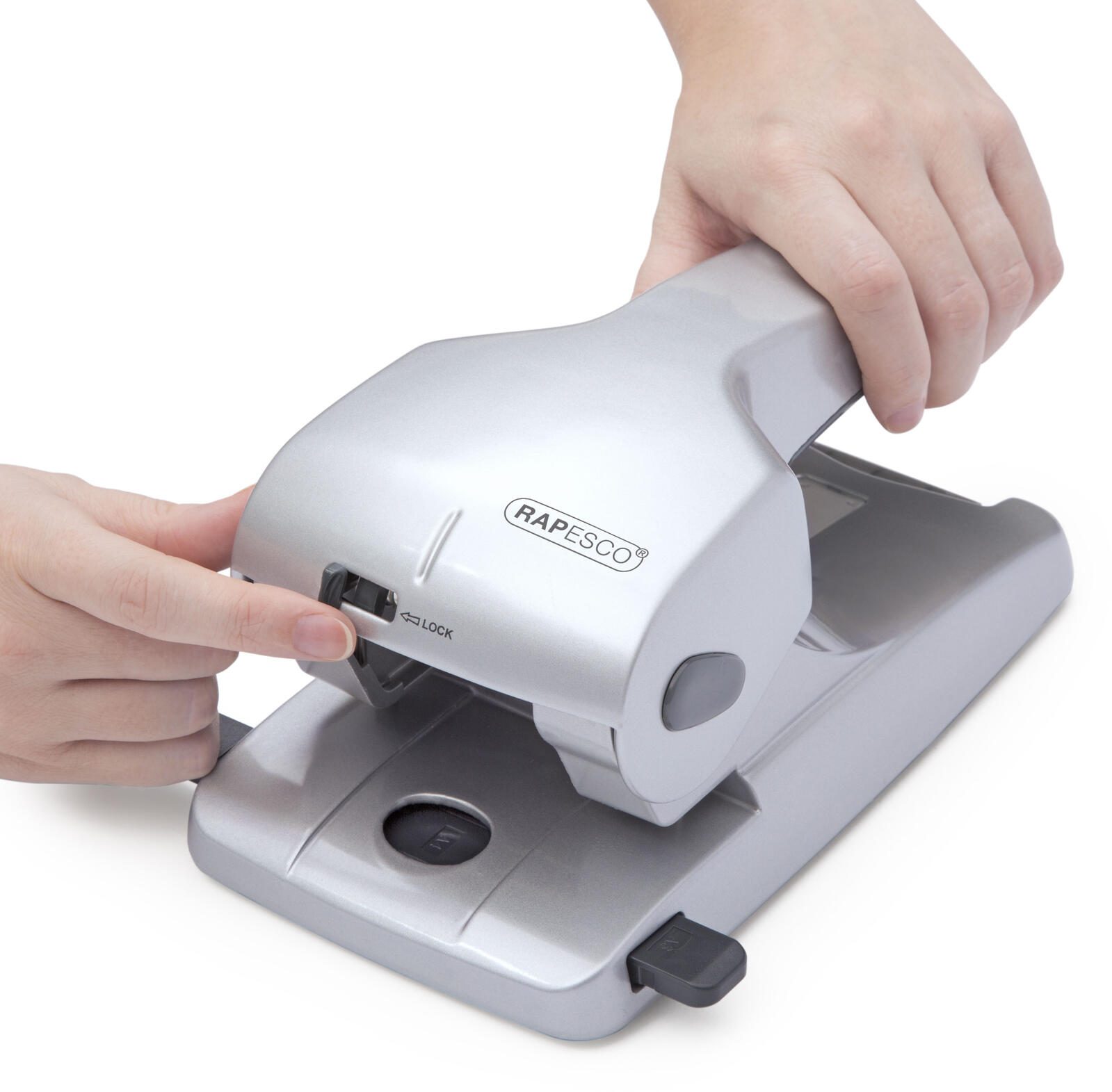 RAPESCO® Registraturlocher Zero-65 silber