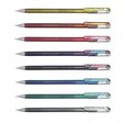 Pentel Dual Metallic Gelschreiber 0.5 mm, Schreibfarbe: Silber