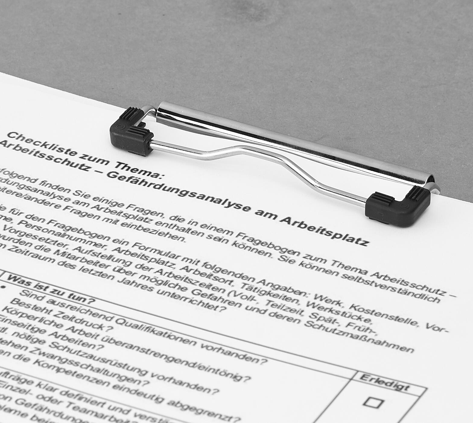 LEITZ Klemmbrettmappe DIN A4 eisblau