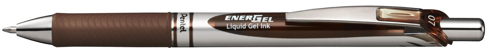 Pentel EnerGel BL77-EX Gelschreiber 0.35 mm, Schreibfarbe: Braun