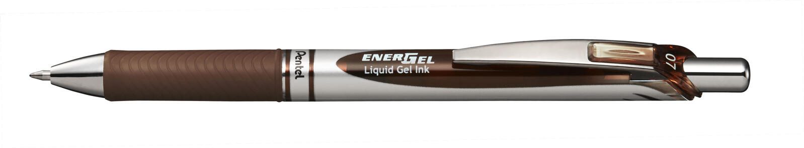 Pentel EnerGel BL77-EX Gelschreiber 0.35 mm, Schreibfarbe: Braun
