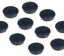 FRANKEN Magnet Ø 3,2 x 0,7 schwarz