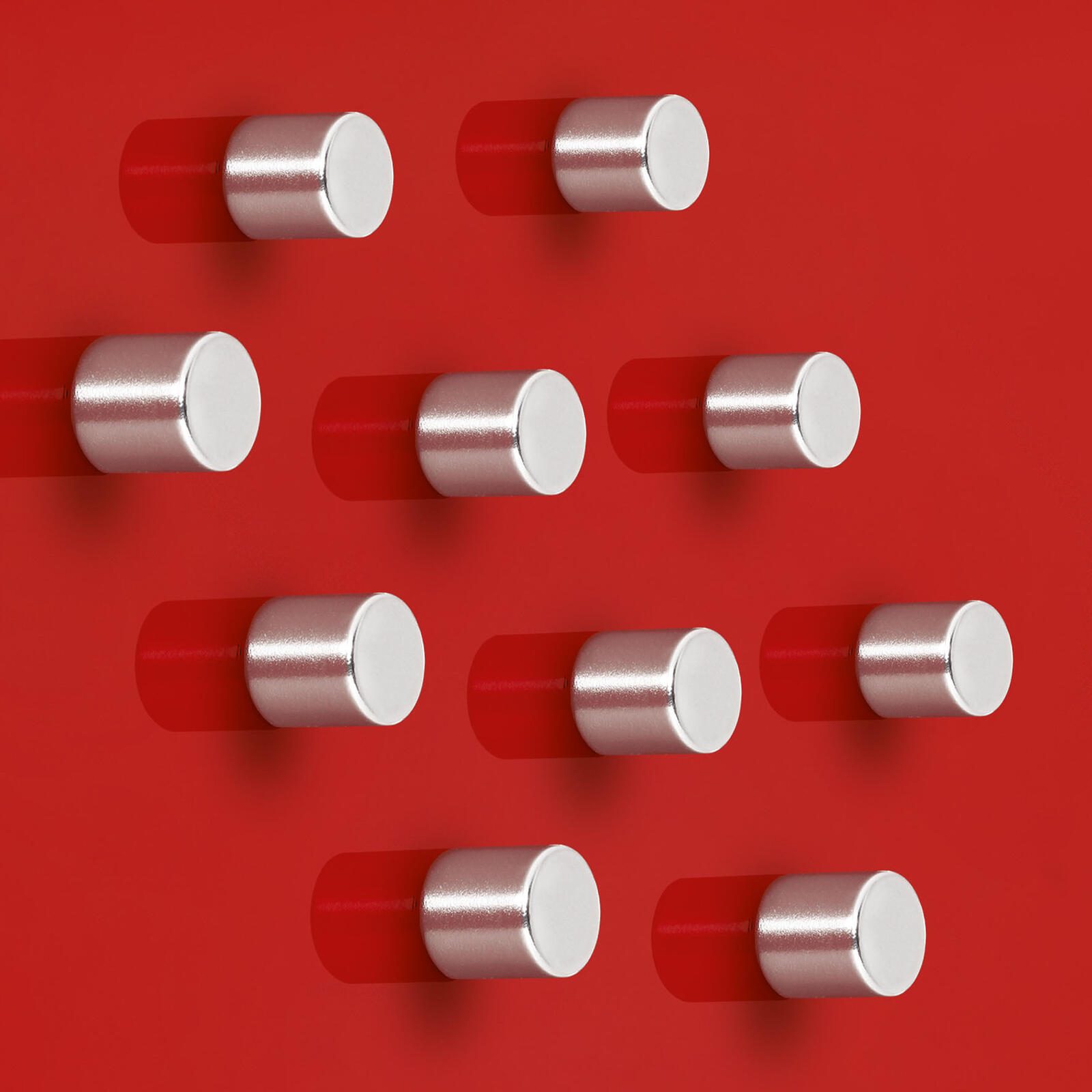 SIGEL Magnete Ø 1,0 x 1,0 silber