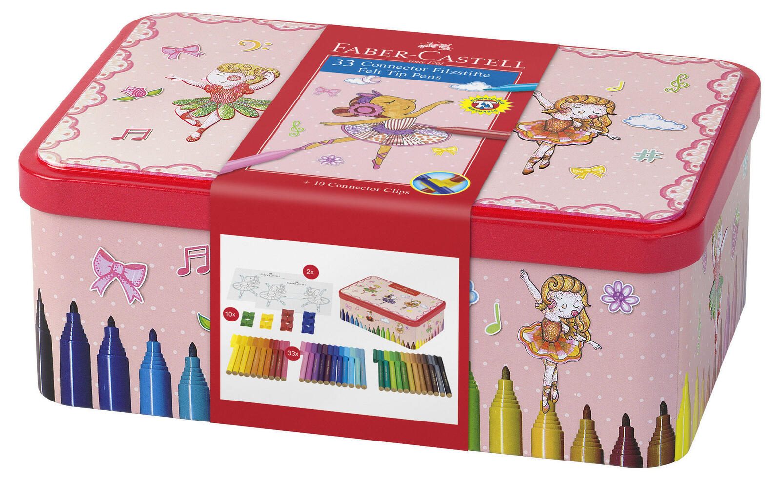 FABER-CASTELL Filzstifte Mehrfarbig 3.0 mm