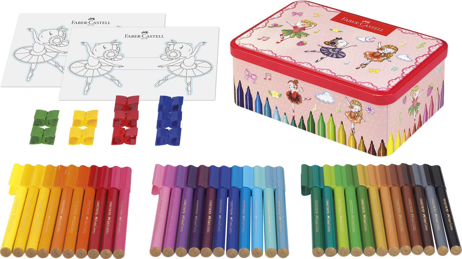 FABER-CASTELL Filzstifte Mehrfarbig 3.0 mm