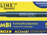 ONLINE® Tintenpatronen für Füller königsblau
